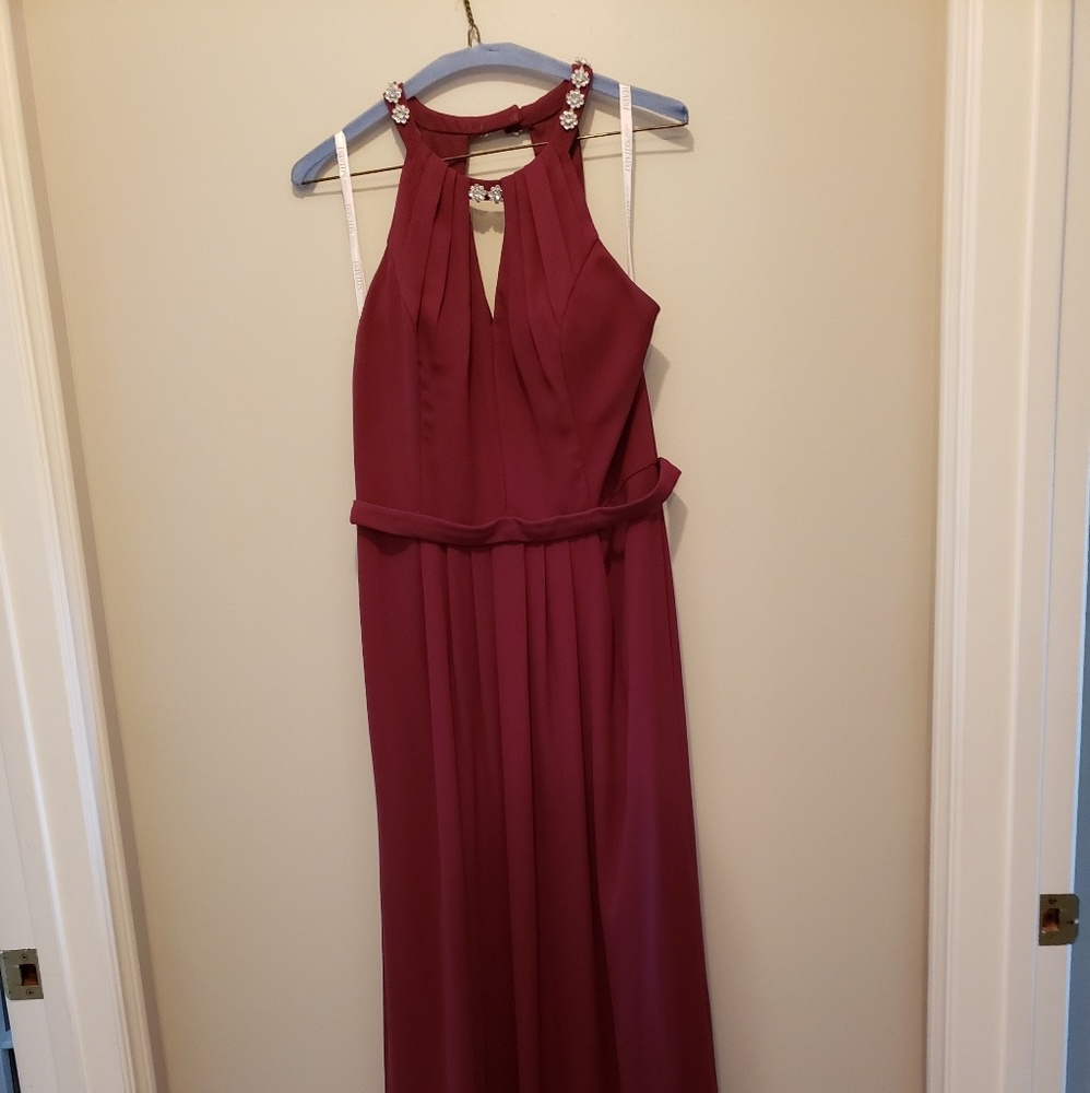 David's Bridal long dress
